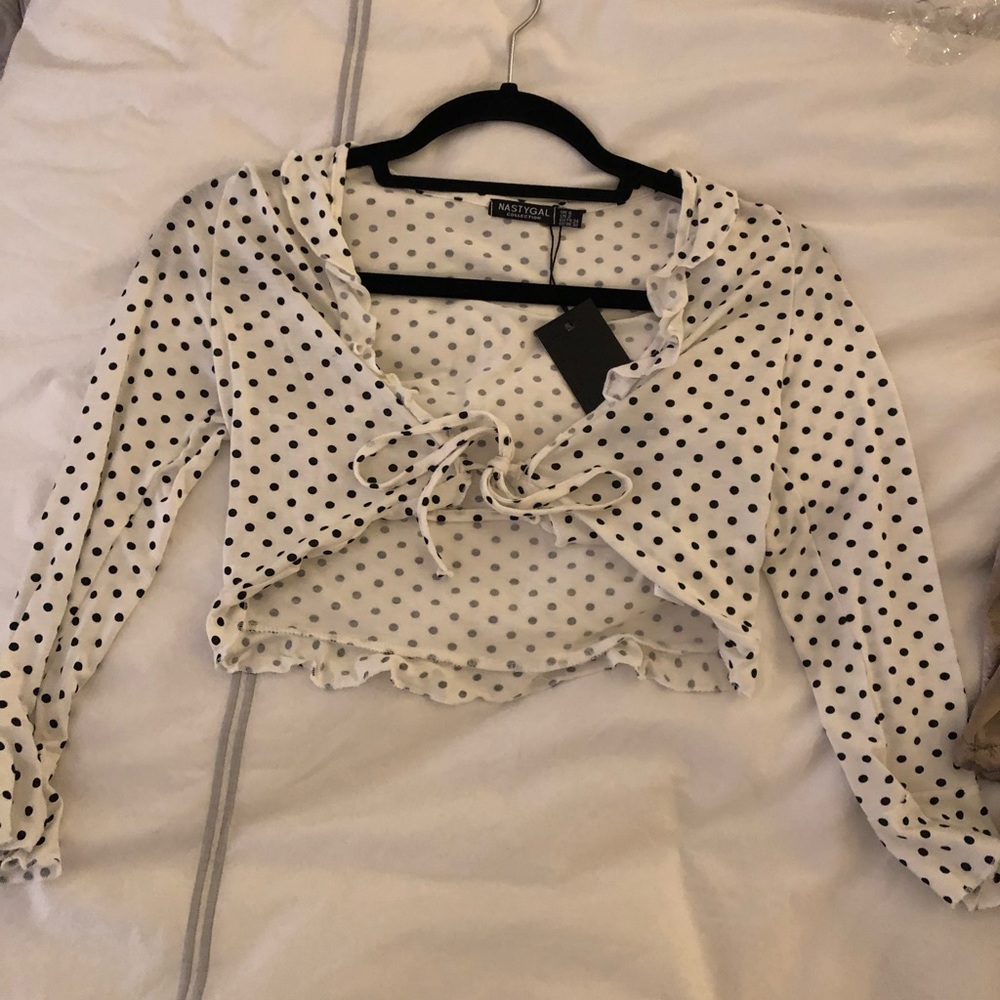 Dot Crop Top